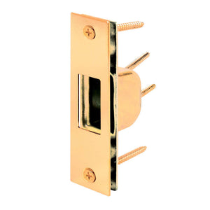 Prime-Line 4.875 in. H X 1.25 in. L Brass-Plated Steel High Security Box Strike
