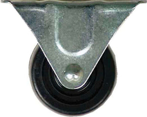 Shepherd Hardware 3 in. D Soft Rubber Caster 175 lb 1 pk