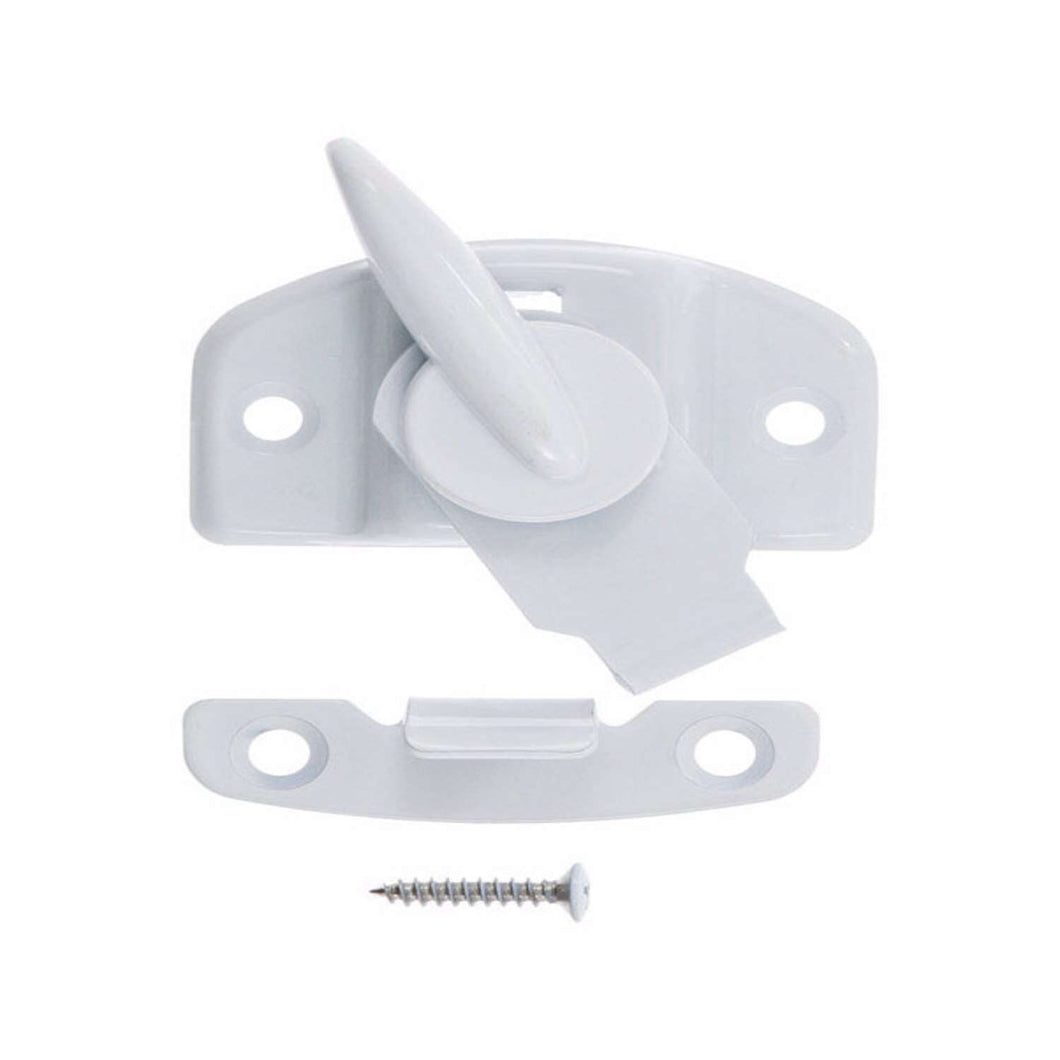 Ace White Brass Draw Tight Sash Lock 1 pk