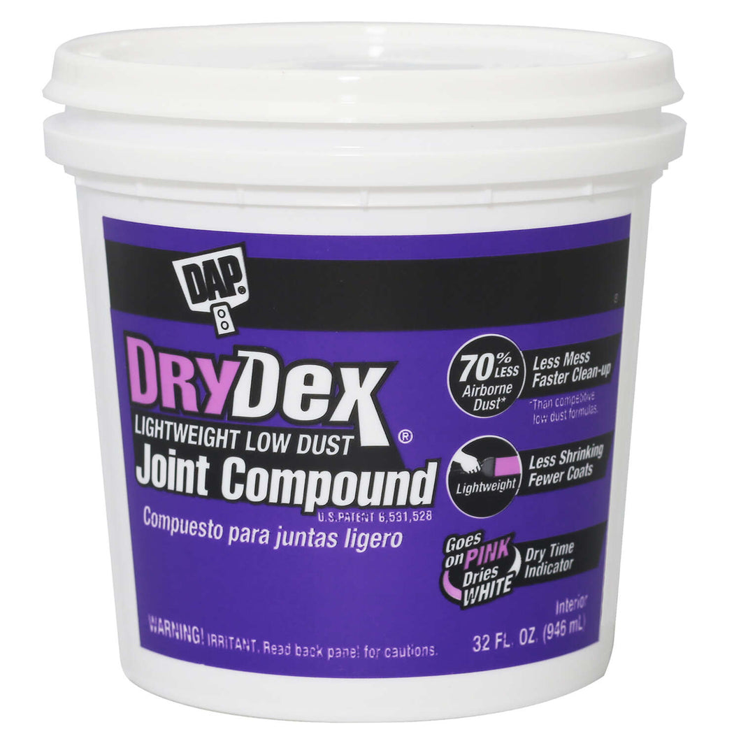 DAP DryDex White All Purpose Lightweight Joint Compound 32 oz