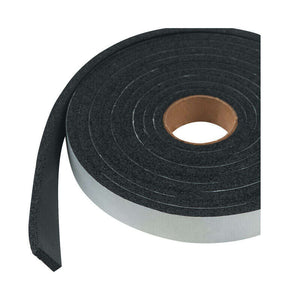 M-D Black Sponge Rubber Weather Stripping Tape For Auto and Marine 10 ft. L X 1/4 in.