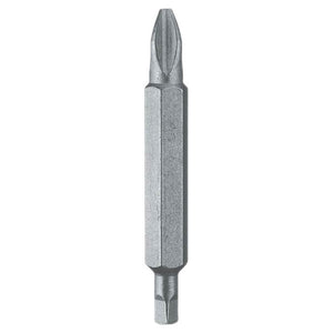 2"Double Ended Bit, NO 2, Phillips/Square Recess