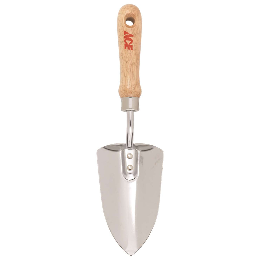 Ace Wood Handle 12 in. L Hand Trowel