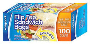 EASY-PACK FLIP TOP SANDWICH BAGS