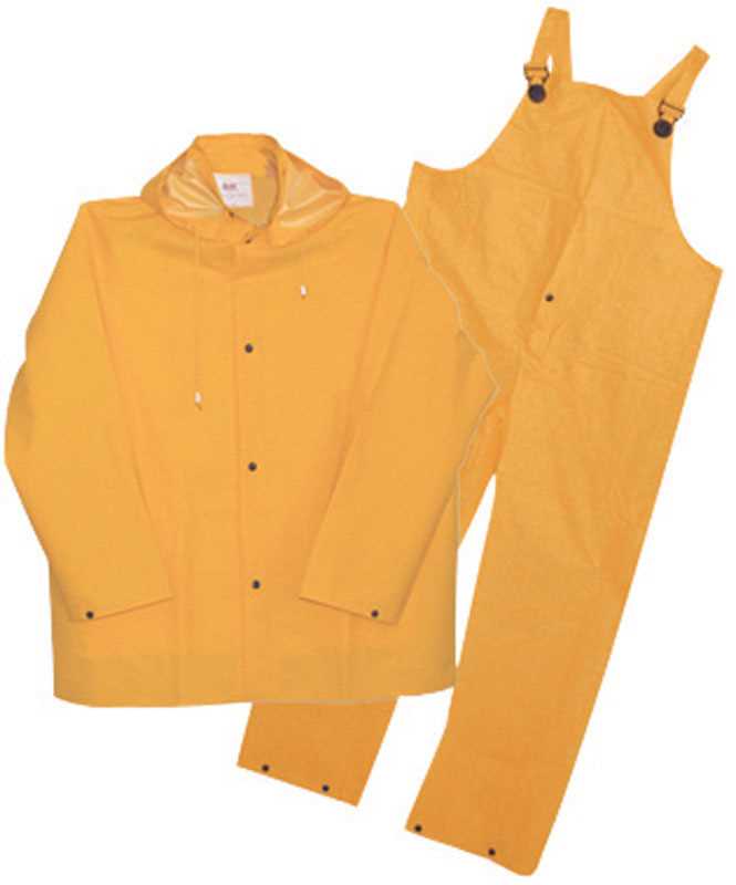 Boss Yellow PVC-Coated Polyester Rain Suit XL