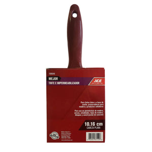 Ace Better 4 in. Flat Stain Brush