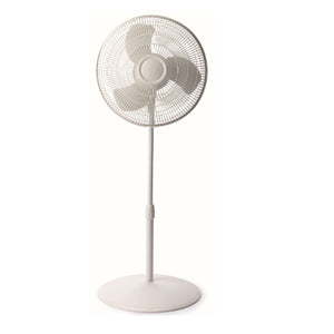 PEDESTAL FAN OSCIL 16"WH