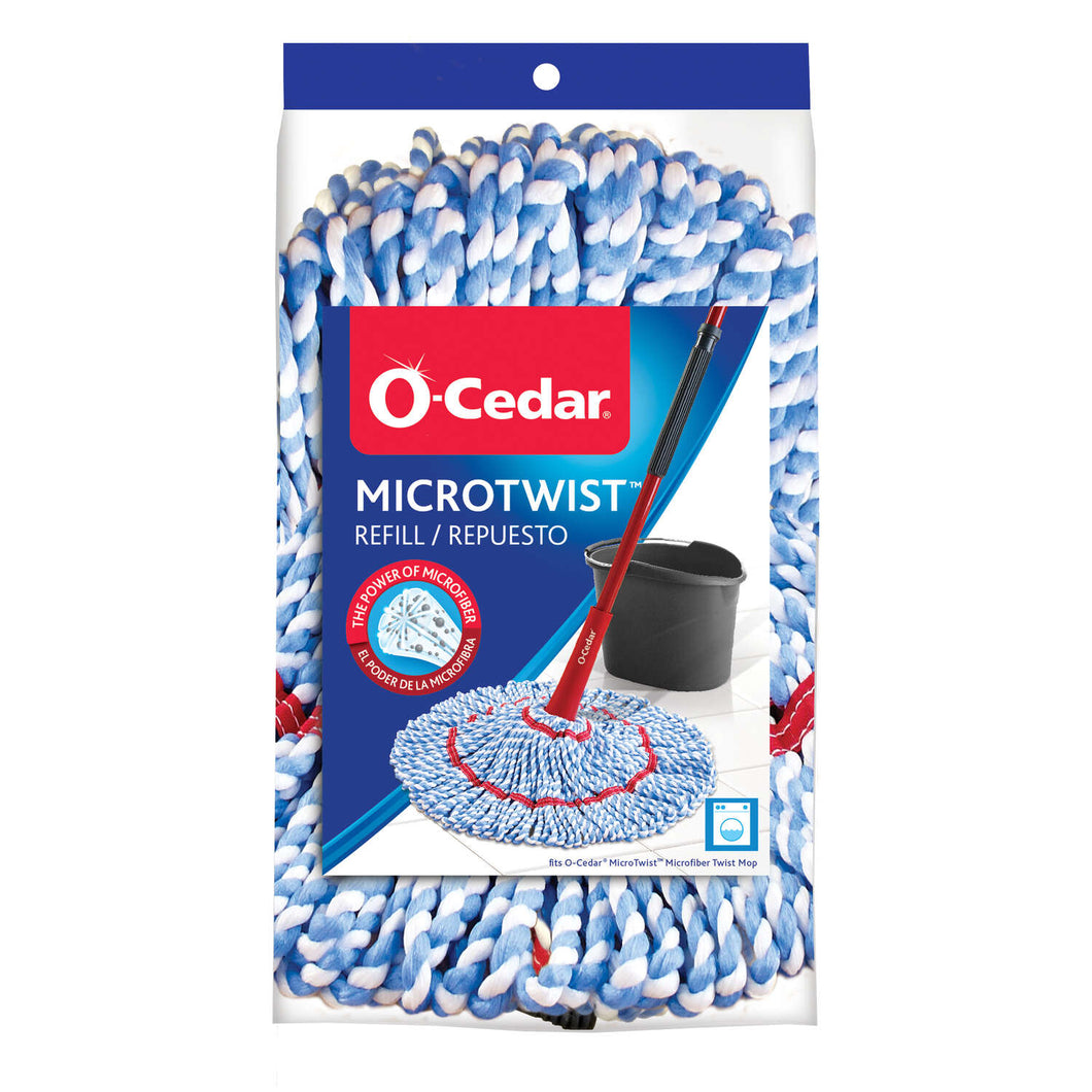 O-Cedar MicroTwist 16 in. L Wet Microfiber Mop Refill