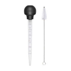 OXO Good Grips 4.3 in. W X 14 in. L Clear/Black Turkey Baster & Cleaner