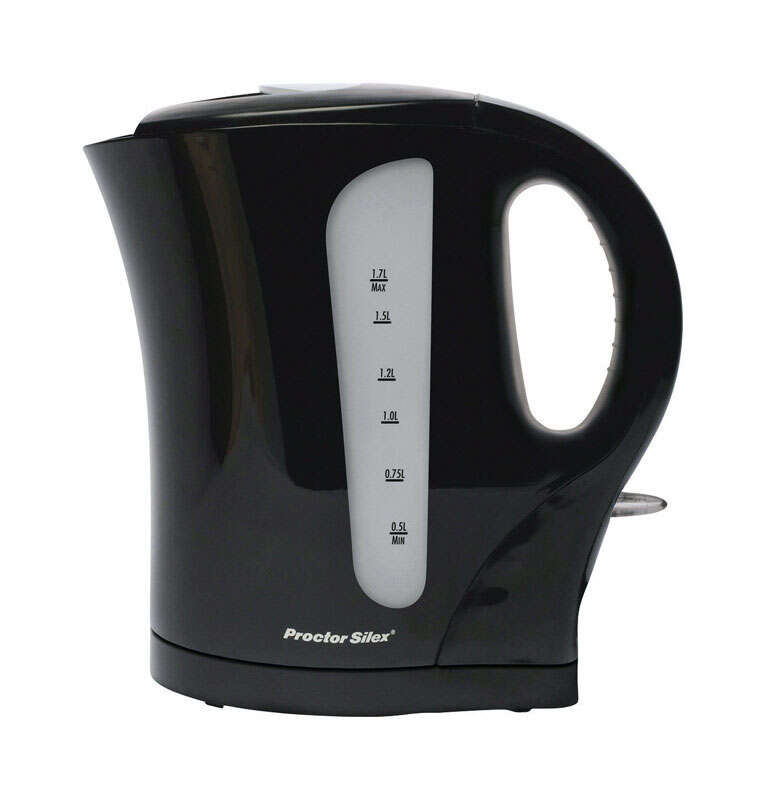 Proctor Silex Black Glass/Plastic L Electric Tea Kettle – Hi