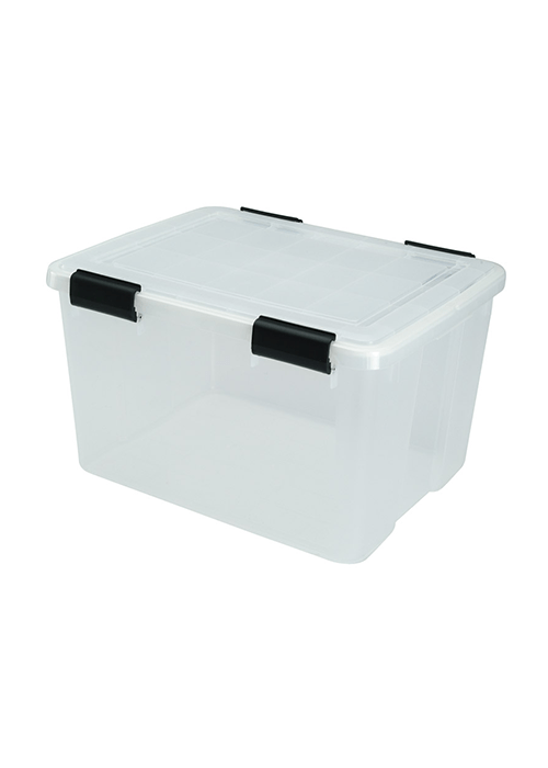Weathertight 11.7 in. H x 15.7 in. W x 19.7 in. D Stackable Storage Box