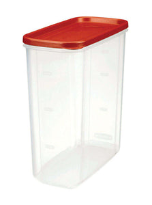 Rubbermaid 21 cups Clear/Red Food Storage Container 1 pk