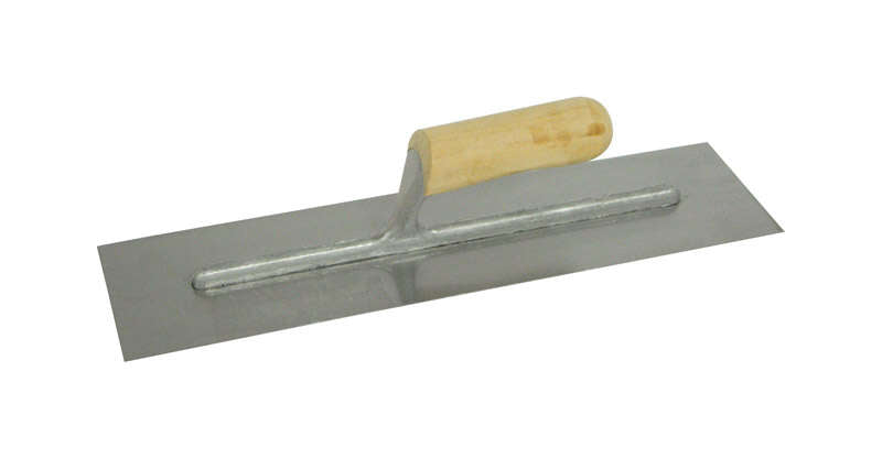 Marshalltown QLT 4 in. W Polished Steel Finishing Trowel