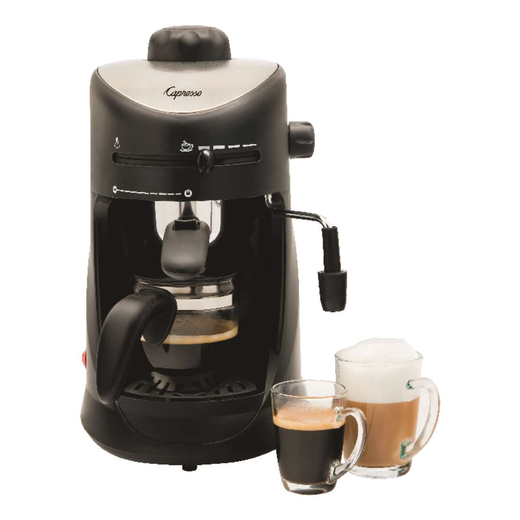 Capresso 4 Black/Silver Cappuccino/Espresso Maker