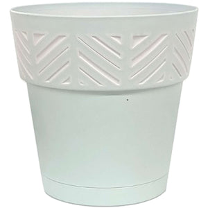 Deroma Mosaic 5.91 in. H X 6 in. D Resin Vaso Save Planter Mint