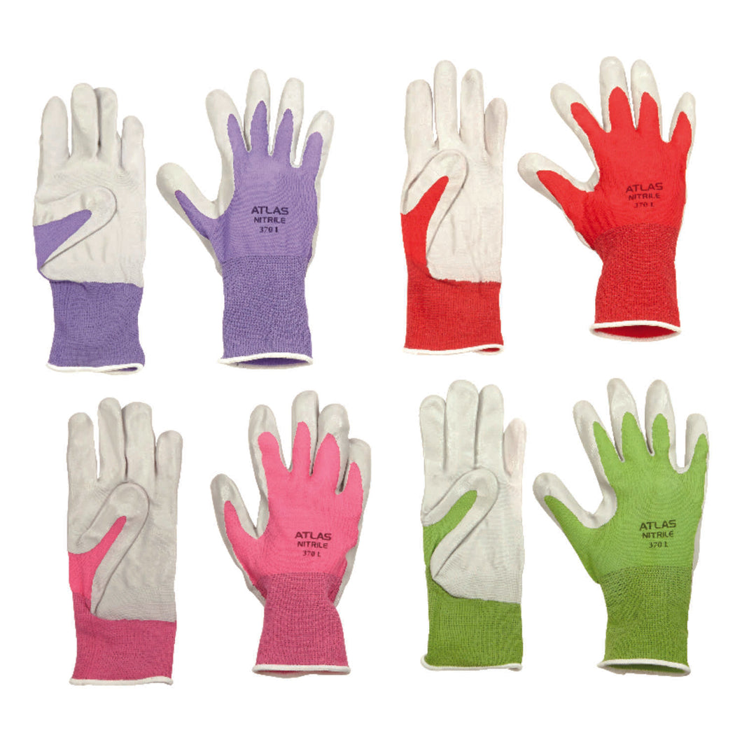 Atlas Unisex Indoor/Outdoor Coated Gloves Assorted M 1 pair