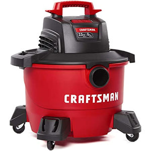 CRAFTSMAN 6 Gallon 3.5 Peak HP Wet/Dry Vac, Portable Shop Vacuum with Attachments
