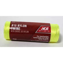 Load image into Gallery viewer, Ace 18 in. D X 525 ft. L Yellow Twisted Nylon Mason Line