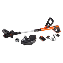 Load image into Gallery viewer, Black+Decker 12 in. 20 V Battery String Trimmer Kit (Battery &amp; Charger)
