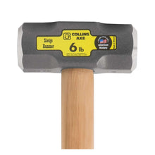 Load image into Gallery viewer, Collins 6 lb Steel Sledge Hammer 36 in. Hickory Handle