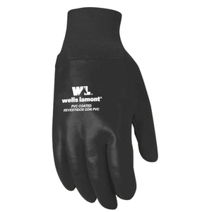 Wells Lamont Men's Indoor/Outdoor Chore Gloves Black One Size Fits All 1 pair