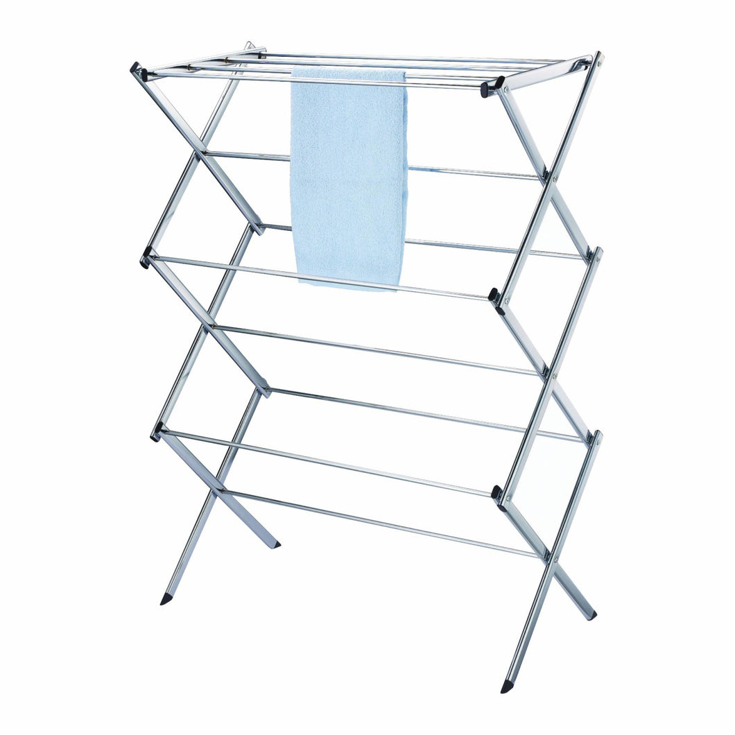 FOLDING CHROME CLOTHES DRYER