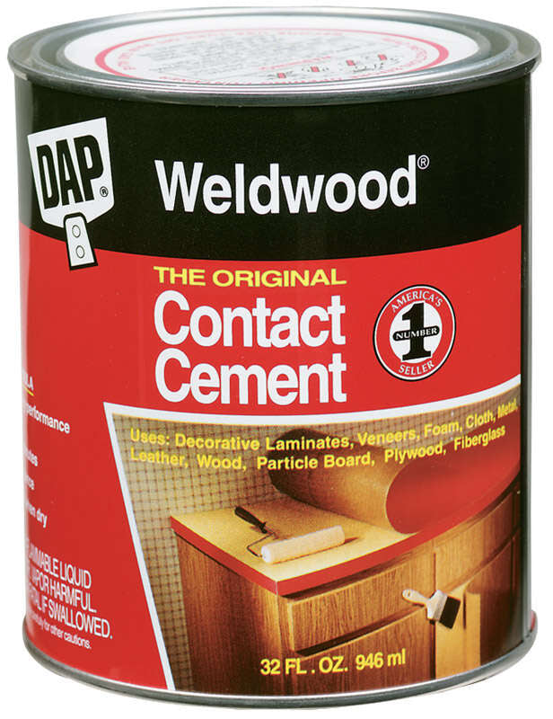 DAP Weldwood High Strength Rubber Contact Cement 1 qt