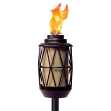 Load image into Gallery viewer, Tiki BiteFighter Black Metal 64.25 in. Garden Torch 1 pc