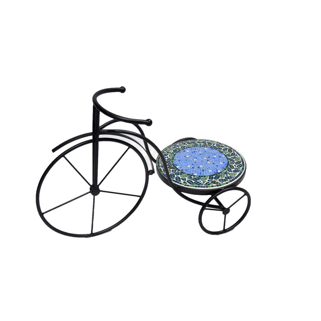 Infinity 13.78 in. H Metal Bicycle Plant Holder