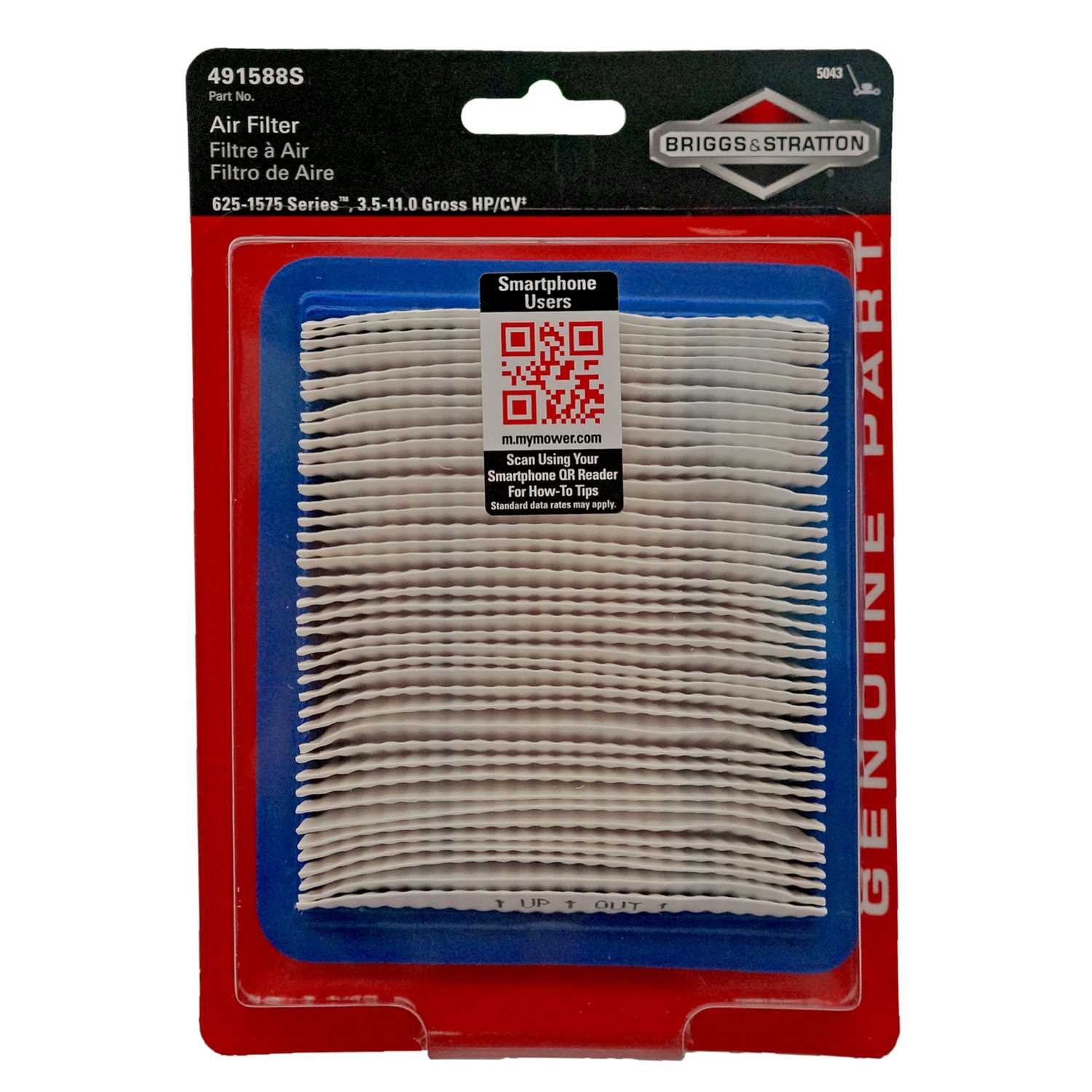 Air filter for briggs best sale and stratton 625 series