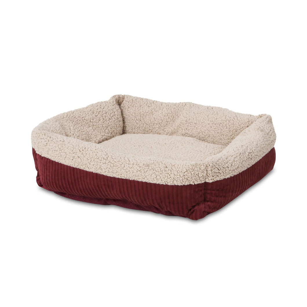 Aspen Pet Sheepskin Self Warming Pet Bed 7 in. H X 20 in. W X 24 in. L