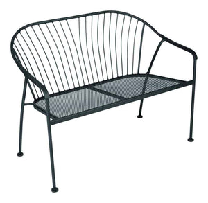 Living Accents Winston Bench Steel 31.89 in. H x 23.03 in. L x 41.14 in. D