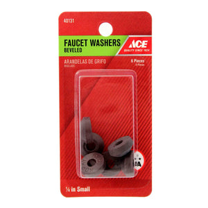 Ace .1 in. Dia. Rubber Beveled Faucet Washer 6