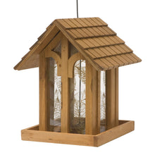 Load image into Gallery viewer, Perky-Pet Wild Bird 3.5 lb Cedar Mountain Chapel Bird Feeder 1 ports