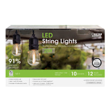 Load image into Gallery viewer, LED Edison LED Light String Clear 20 feet 10 lights