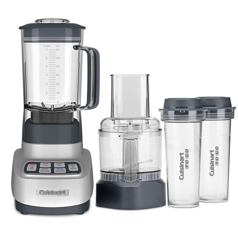 Cuisinart Velocity Gray Plastic Blender&Food Processor 56 3 speed