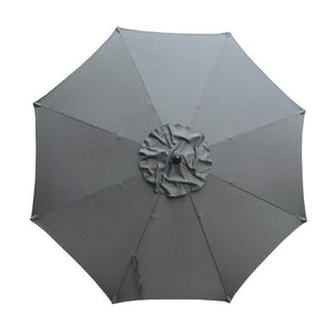 living accents 9 ft. tiltable white patio umbrella Living Accents 9 ft. Tiltable Gray Market Umbrella – Hi-Pro Ace Supercentre