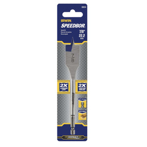 Irwin Speedbor 7/8 in. X 6 in. L Carbon Steel Wood Boring Bit 1 pc