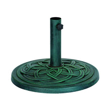Load image into Gallery viewer, Bond Manufacturing Green Ribbon Envirostone Umbrella Base