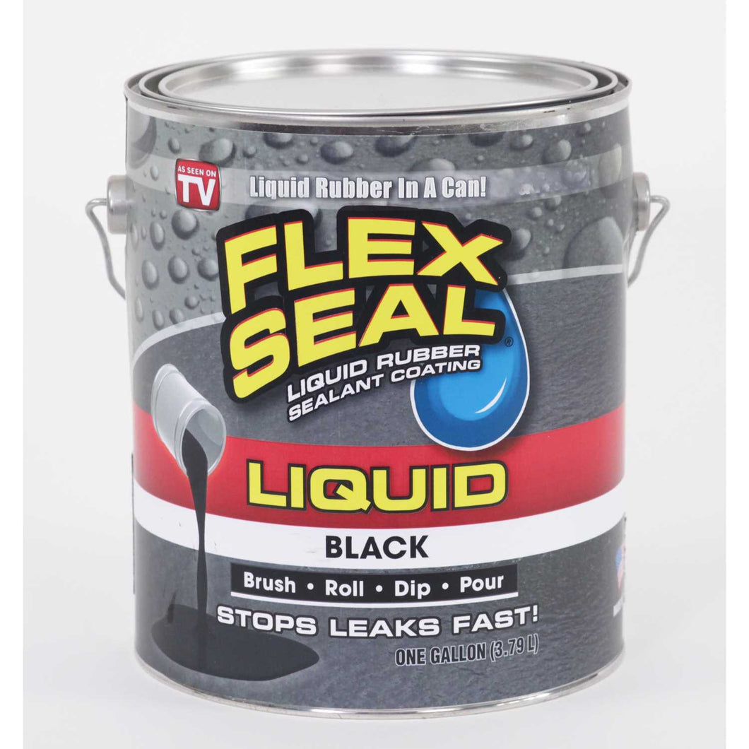 Flex Seal Satin Black Liquid Rubber Sealant Coating 1 gal.