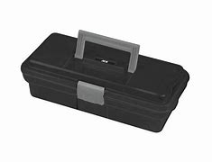 Ace 12 in. One Latch Tool Box Black