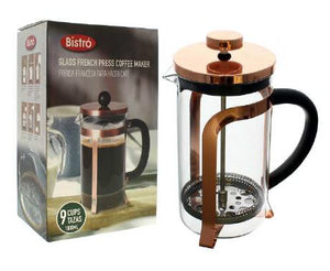 BISTRO 1000ML GLASS FRENCH PRESS COFFEE MAKER (9 CUPS)