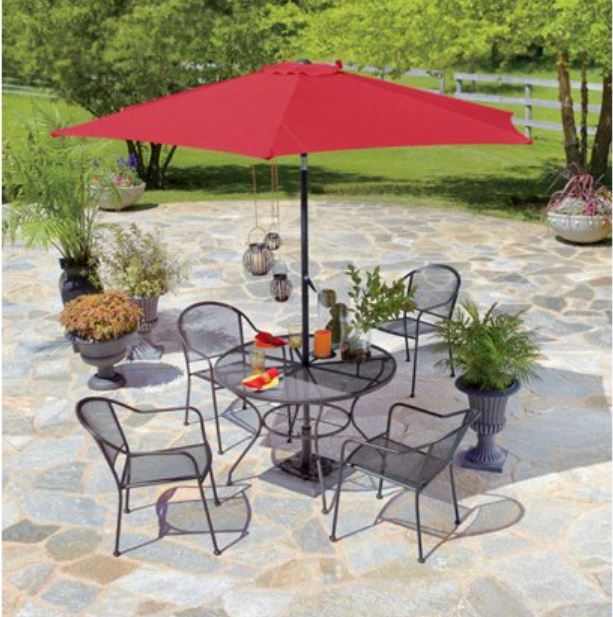 Living Accents Red 9 ft. Brick Market Umbrella – Hi-Pro Ace Supercentre