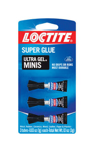 Loctite Ultra Gel Minis High Strength Ethyl Cyanoacrylate Super Glue 0.1 oz