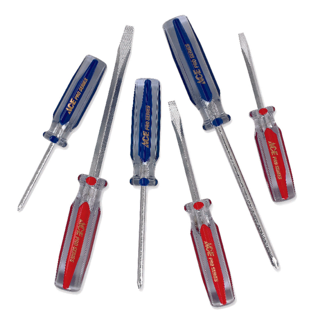 Ace Pro 6 pc Screwdriver Set 10.35 in.