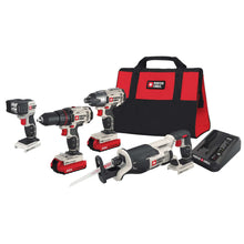 Load image into Gallery viewer, Porter Cable 20 V Cordless Brushed 4 Tool Combo Kit
