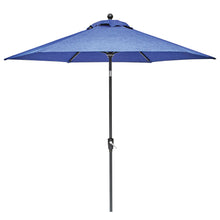 Load image into Gallery viewer, Living Accents Waterville 9 ft. Tiltable Navy Market Umbrella