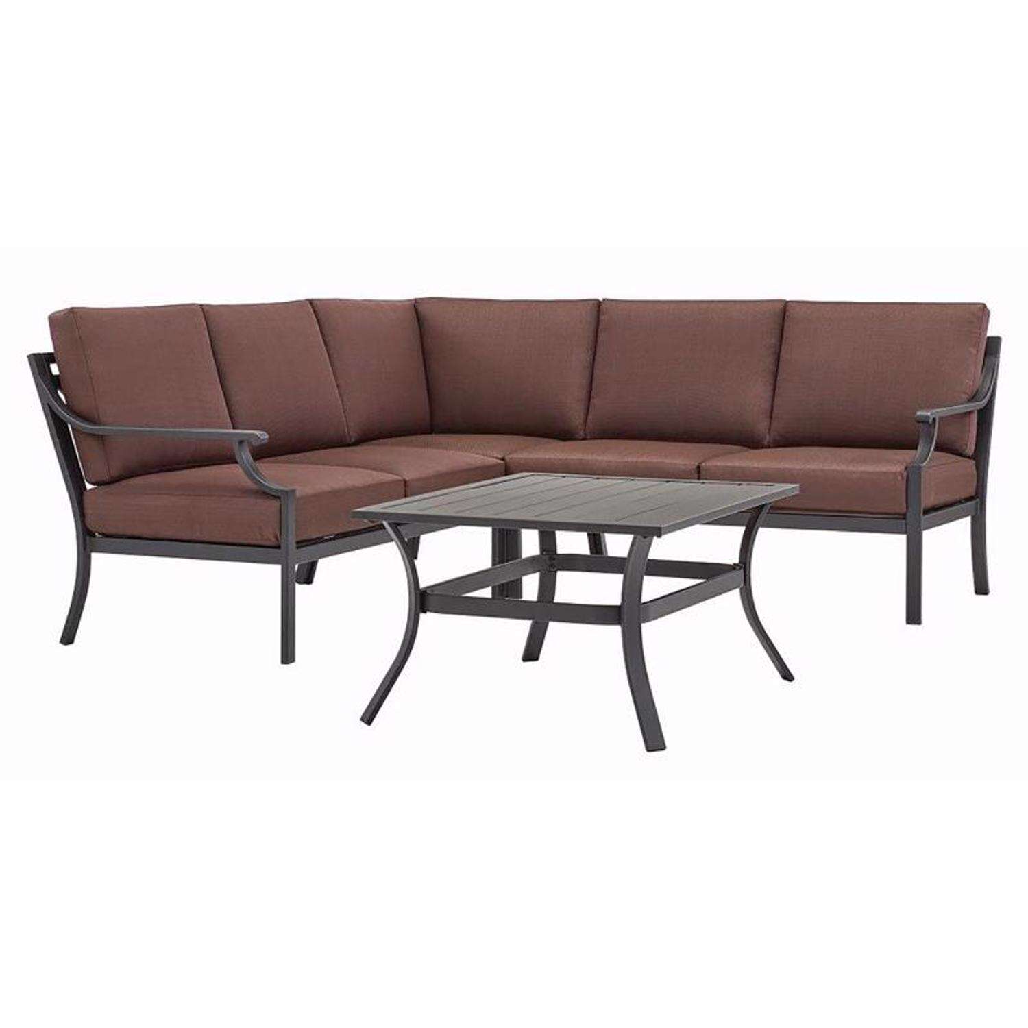 Hampton bay riley 3 hotsell piece sectional