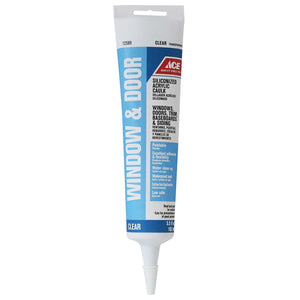 Ace Clear Siliconized Acrylic Caulk 5.5 oz.