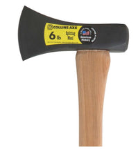 Load image into Gallery viewer, Collins 6 lb Single Bit Splitting Maul 34 in. Wood Handle